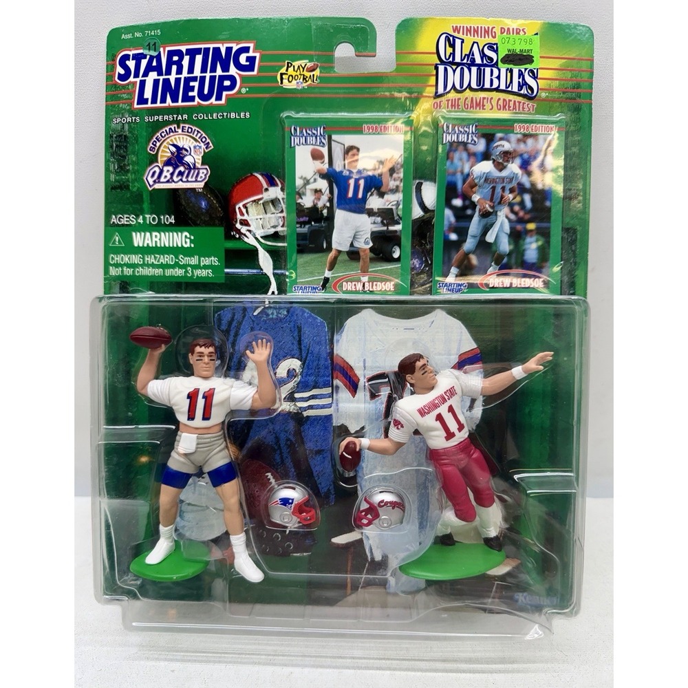 1998 NFL Starting Lineup Classic Doubles Drew Bledsoe Patriots/Cougars‎ Figure